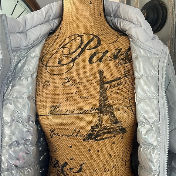 Columbia Pebble beach logo Gray Quilted Jacket for Men - Picture 6 of 11